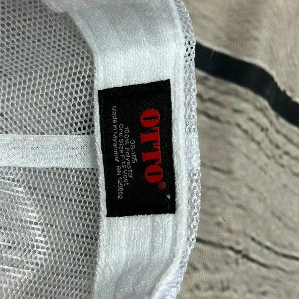 OTTO Make Life Sweet White Cherry Trucker Hat